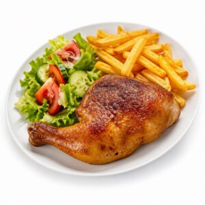 Chicken Welt Hähnchenschenkel Menü
