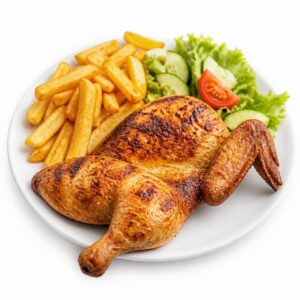 Chicken Welt - jumbo Grillhähnchen Menü