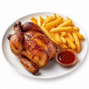 Chicken Welt - medium Grillhähnchen Menü