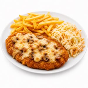 Chicken Welt Schnitzel Menü